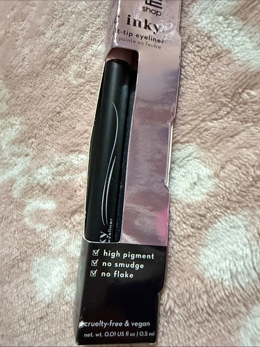 The Crème Shop Iconic Inky Waterproof Felt-Tip Eyeliner - Black